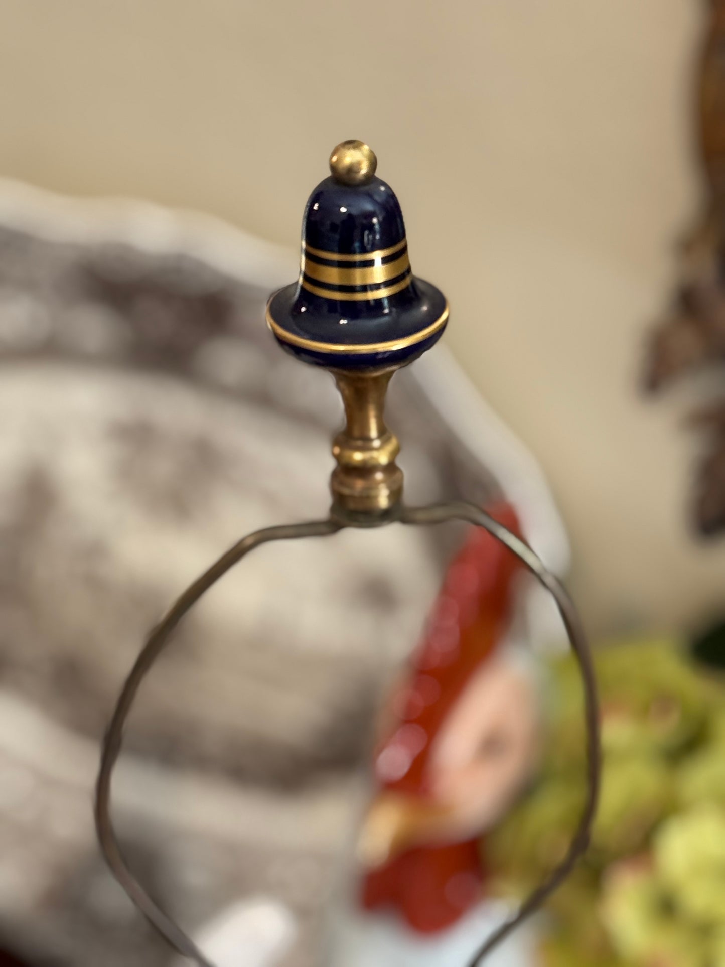 Reserved 19th c. Sèvres Lamp with Cherubs and Little Girl