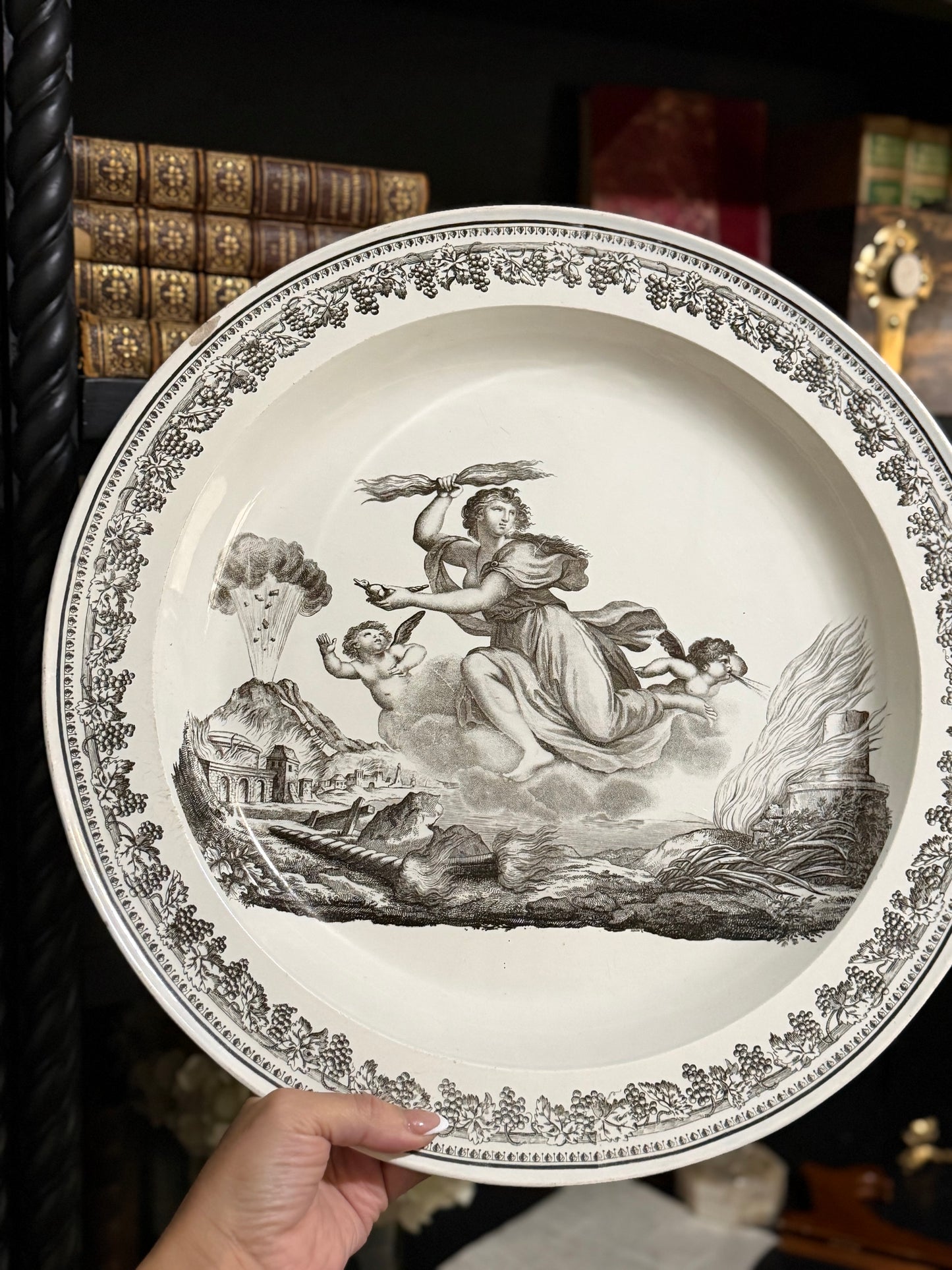 Reserved Early 19th c. Creil Platter