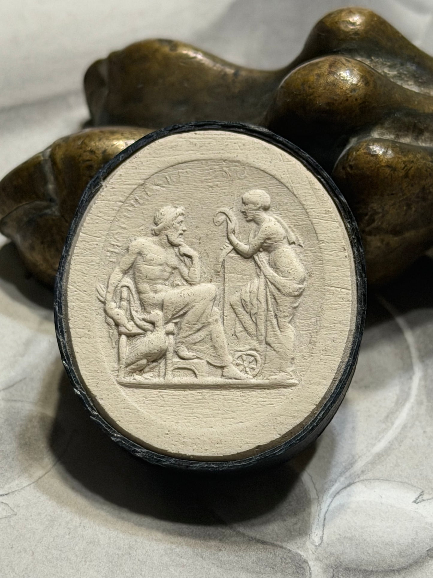 Intaglio 305 “Jupiter and Themis” 1.3”