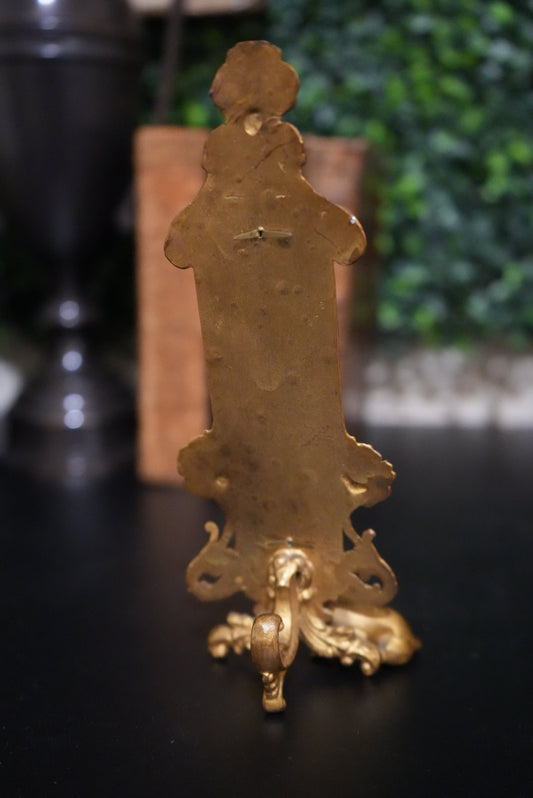 Antique Tabletop Thermometer with The Sweetest Dog