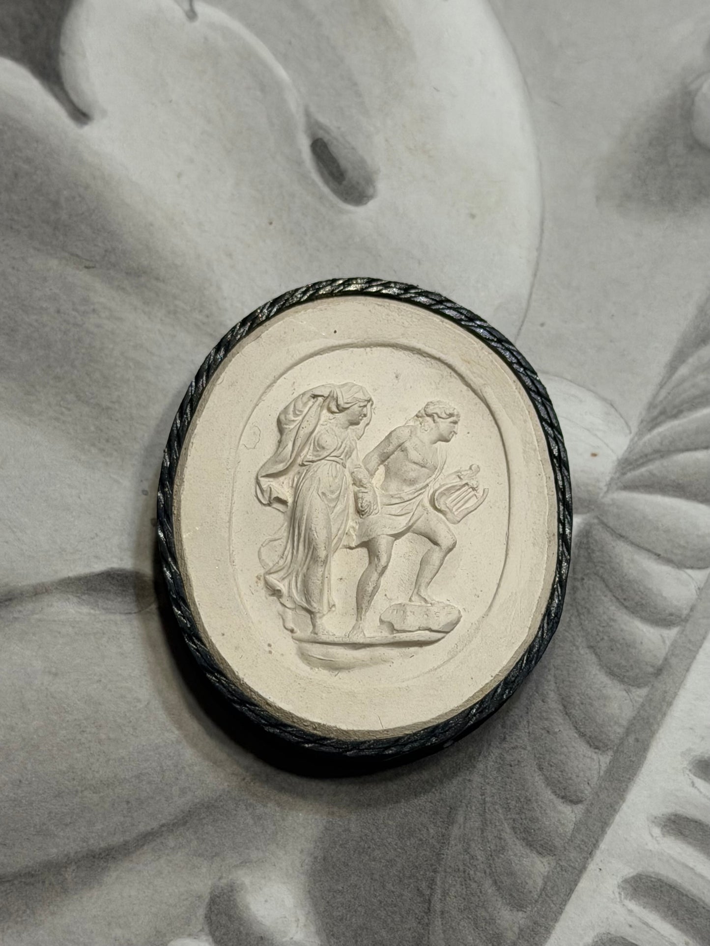 Intaglio 141 “Orpheus and Eurydice” 1.6”