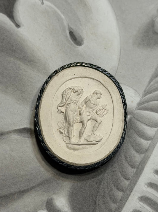 Intaglio 141 “Orpheus and Eurydice” 1.6”