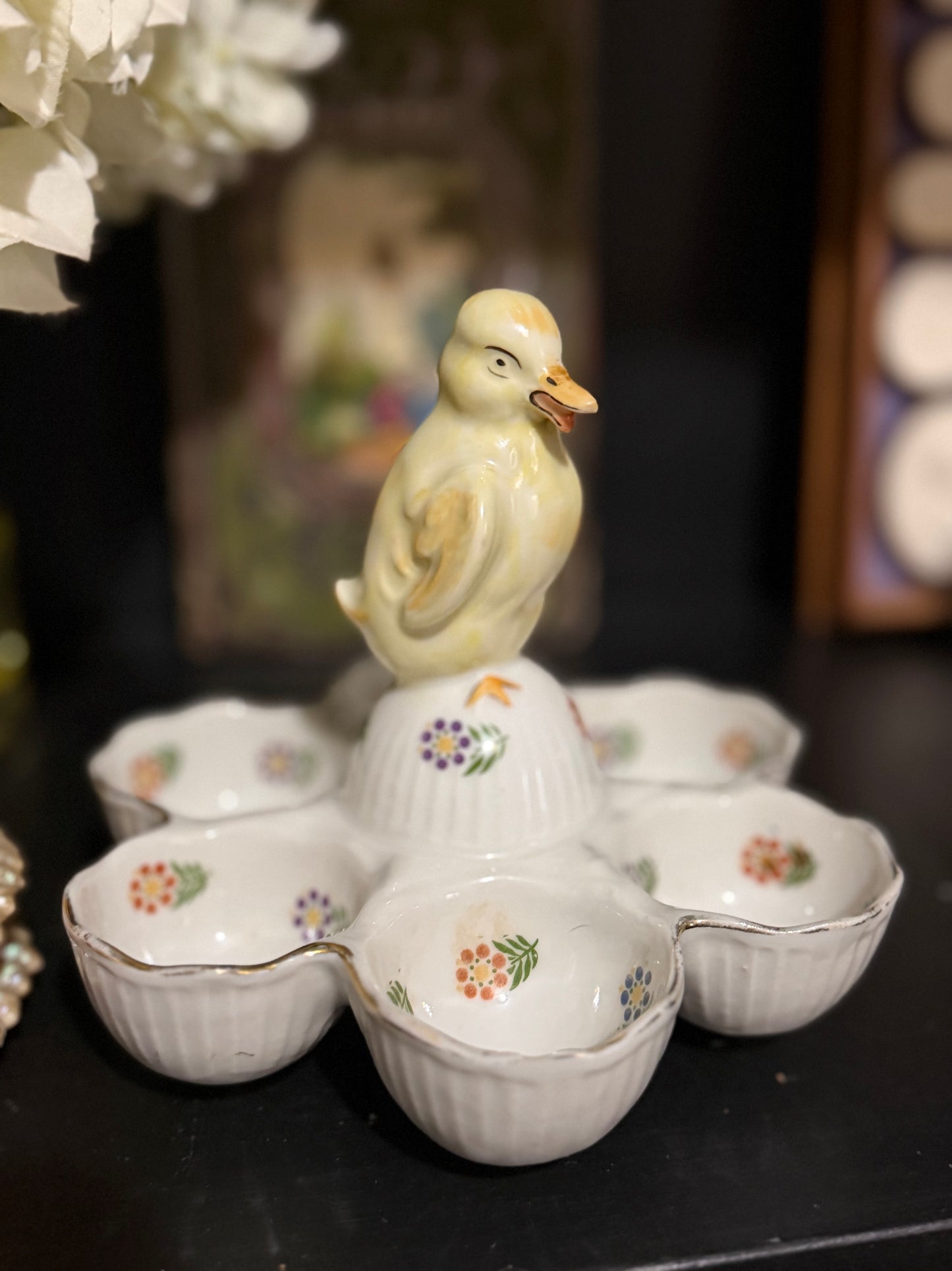 Reserved Bronze Mini Frame, Chicken Egg Holder