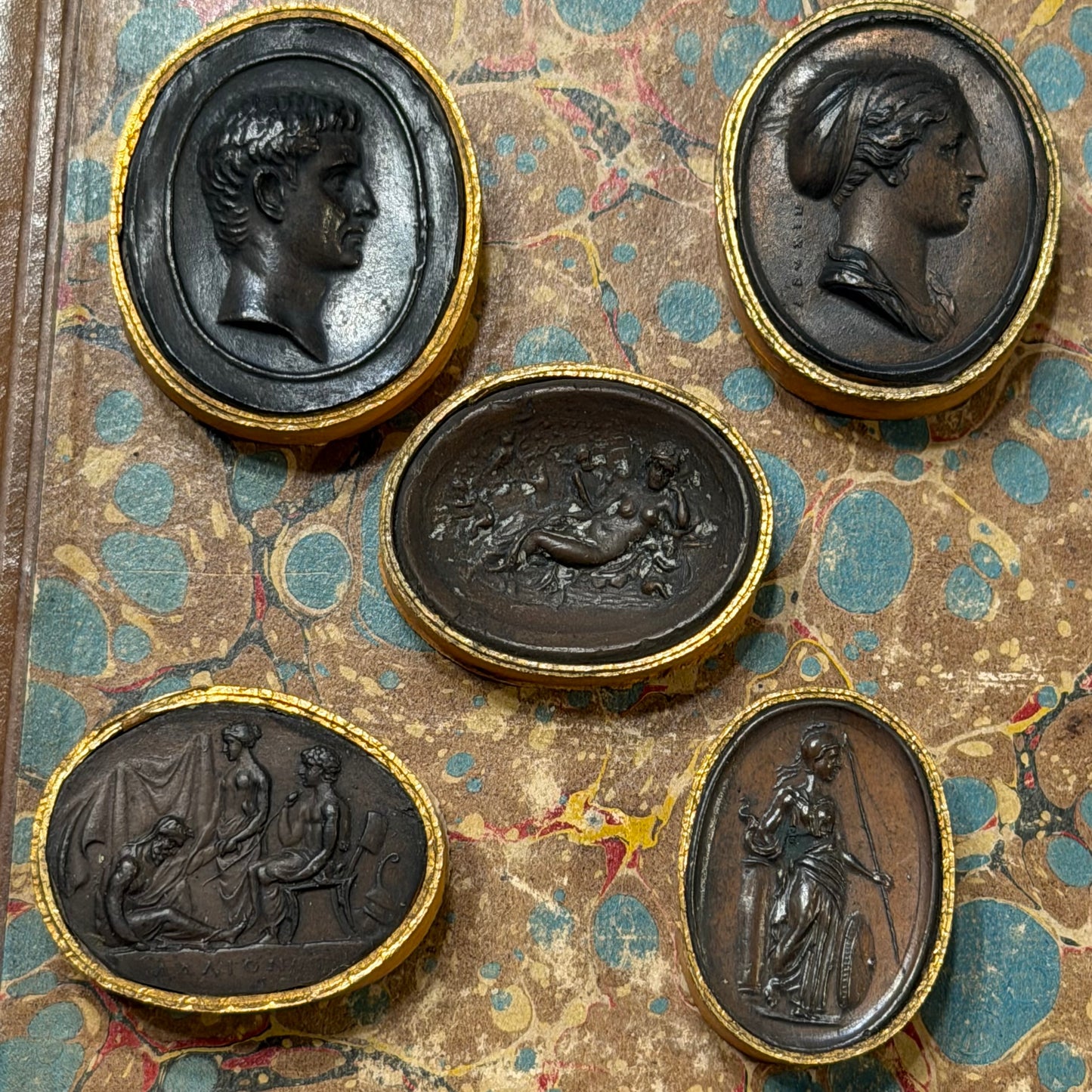 Reserved 29 Intaglios and Creil Plate