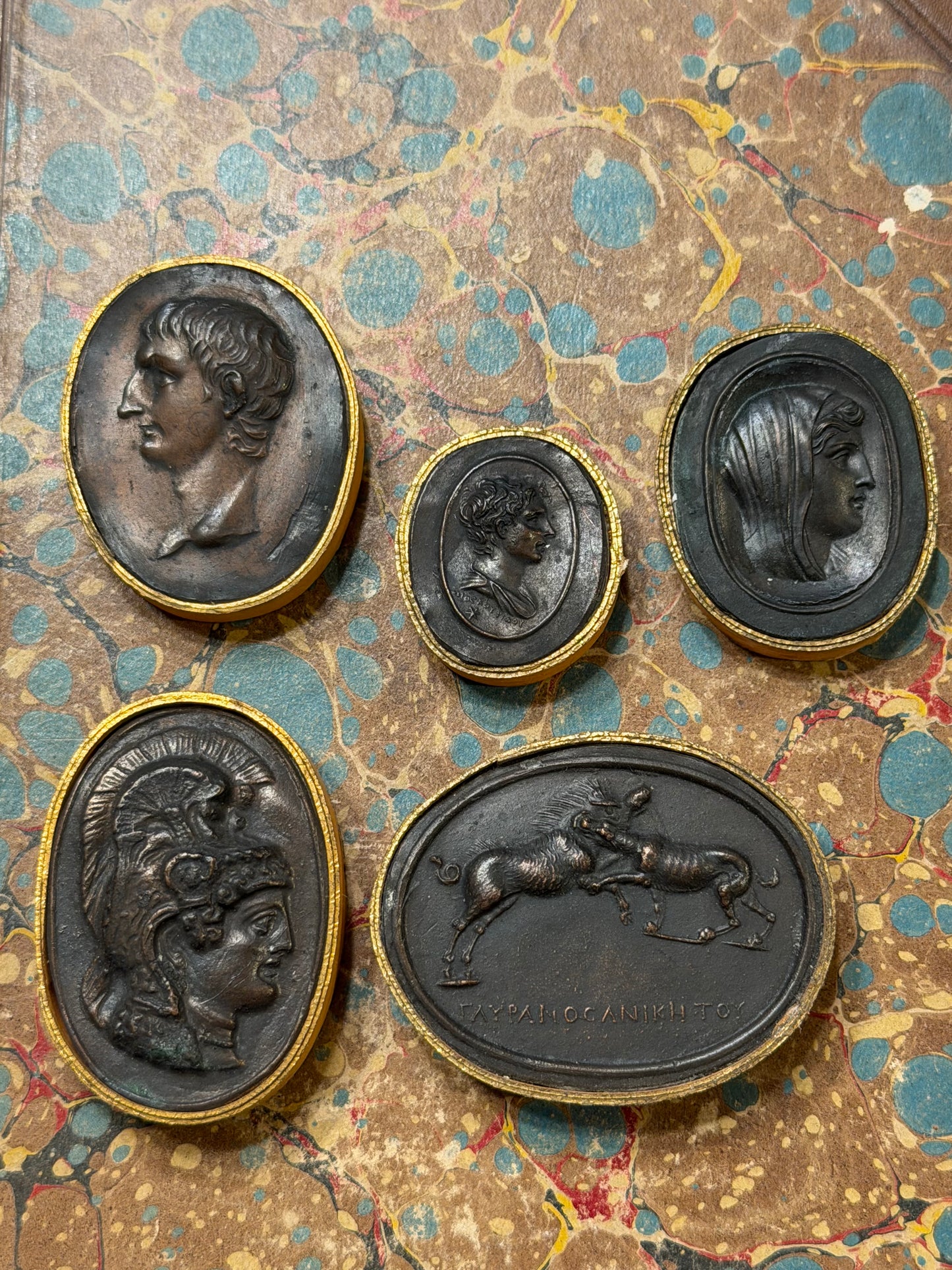 Reserved 29 Intaglios and Creil Plate