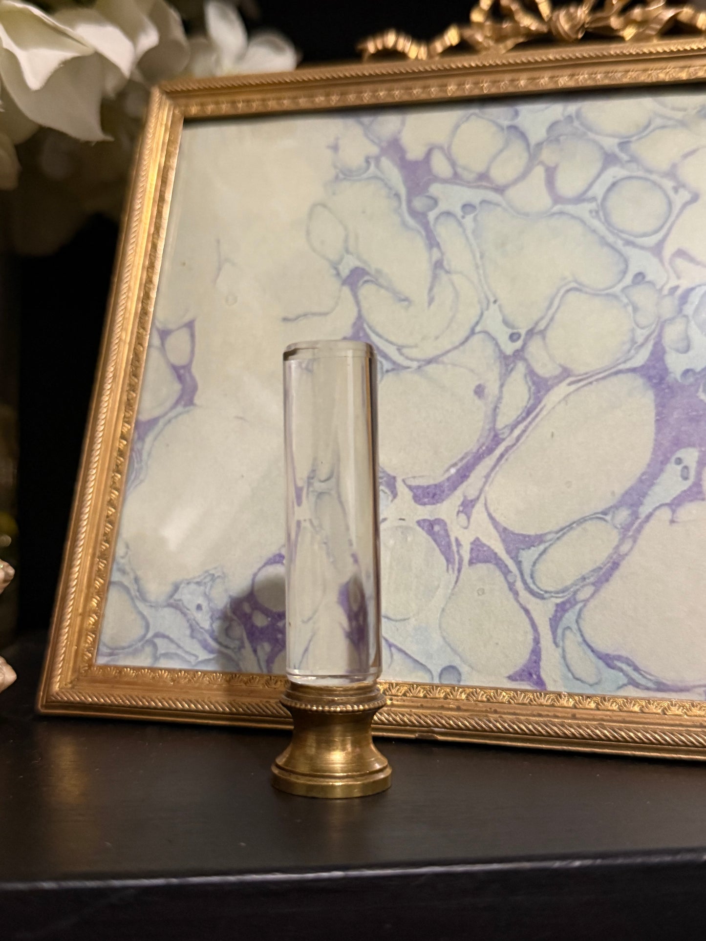 Reserved Crystal Wax Seal, Purple Agate Wax Seal