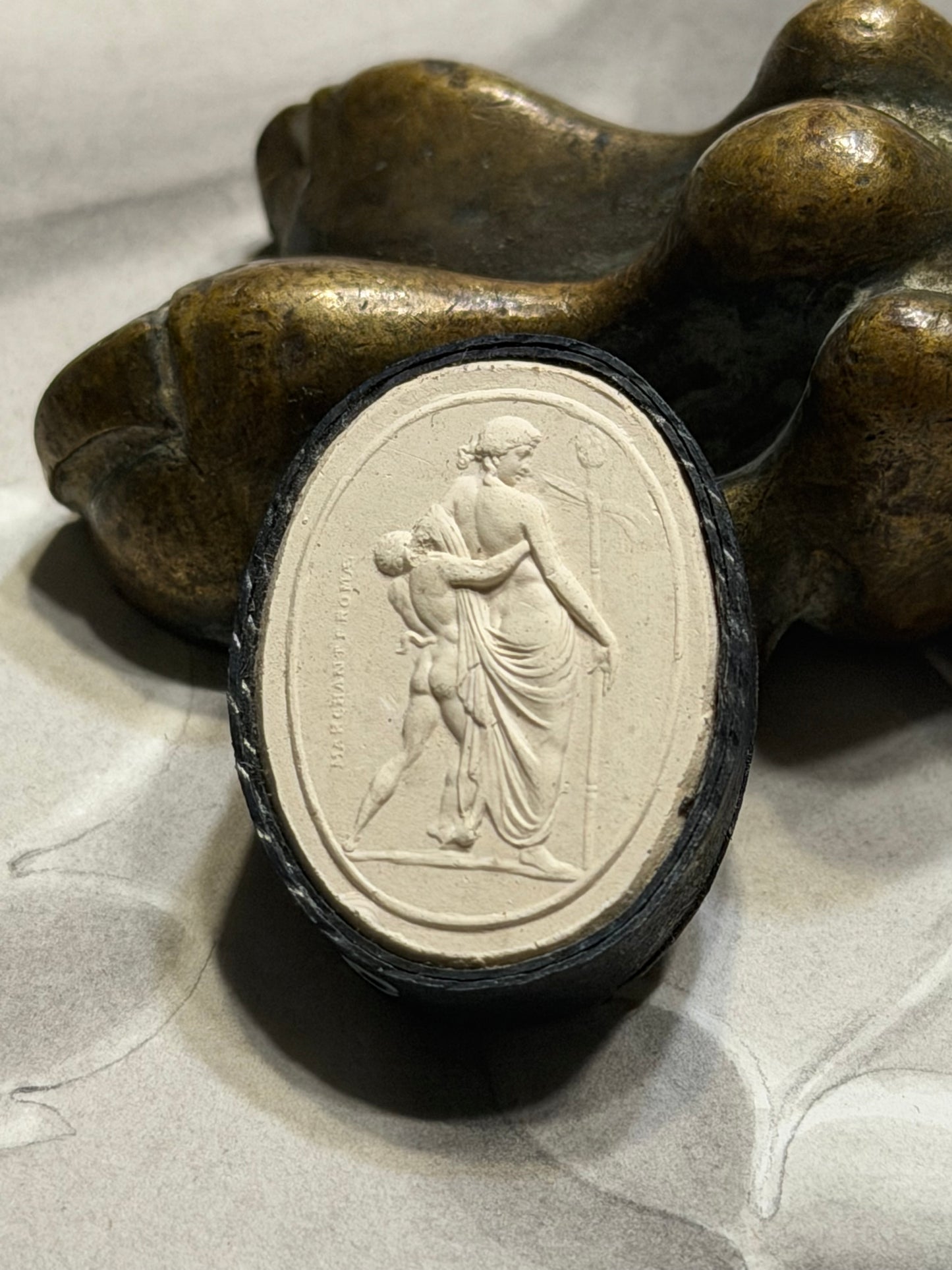 Intaglio 210 “Bacchus and Ampelus” 1.1”