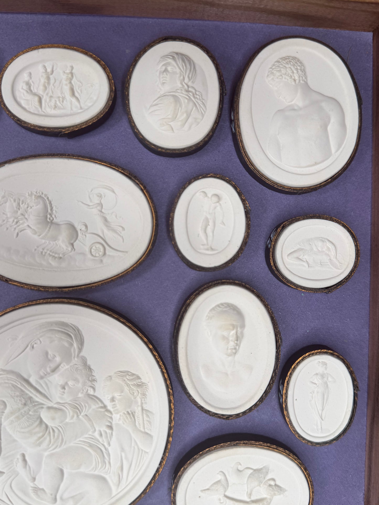 Classical Plaster Intaglio Collection After Giovanni Liberotti