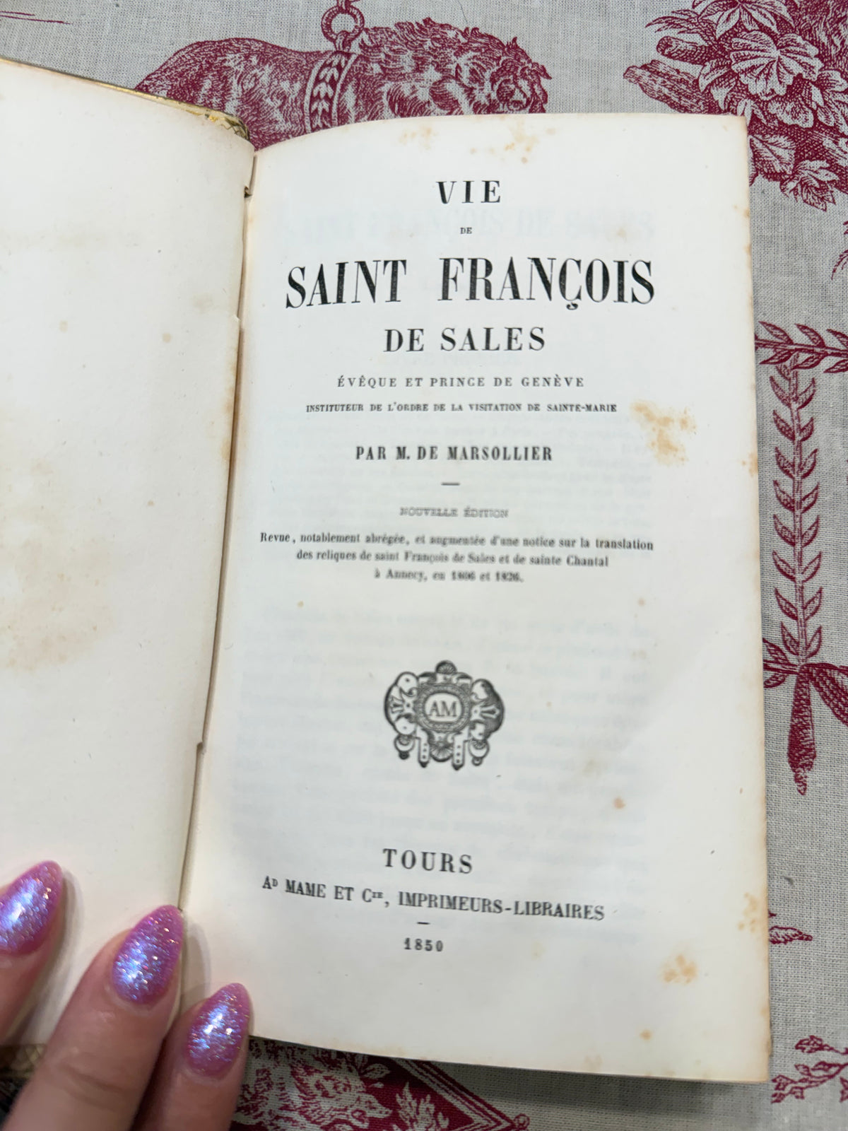 #27 The Life of Saint Francis de Sales 1850