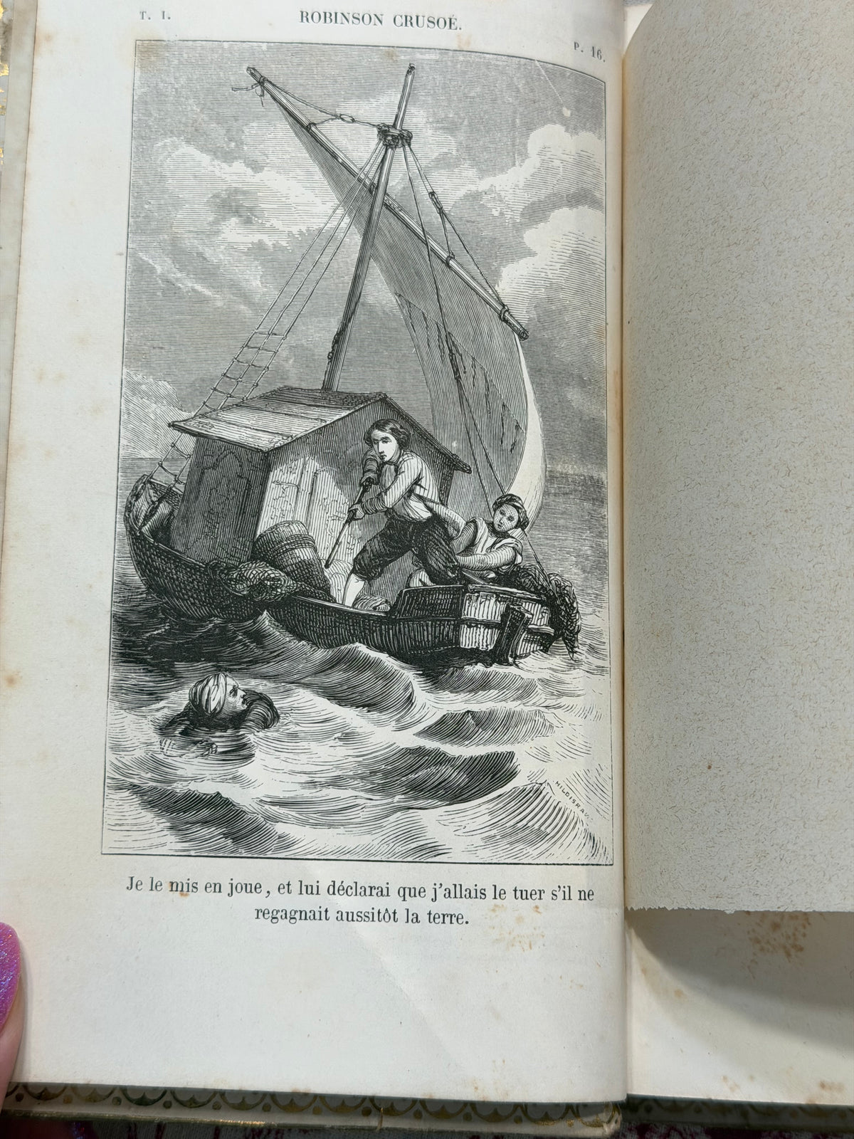 #30 The Adventures of Robinson Crusoe 1854 24 Engravings
