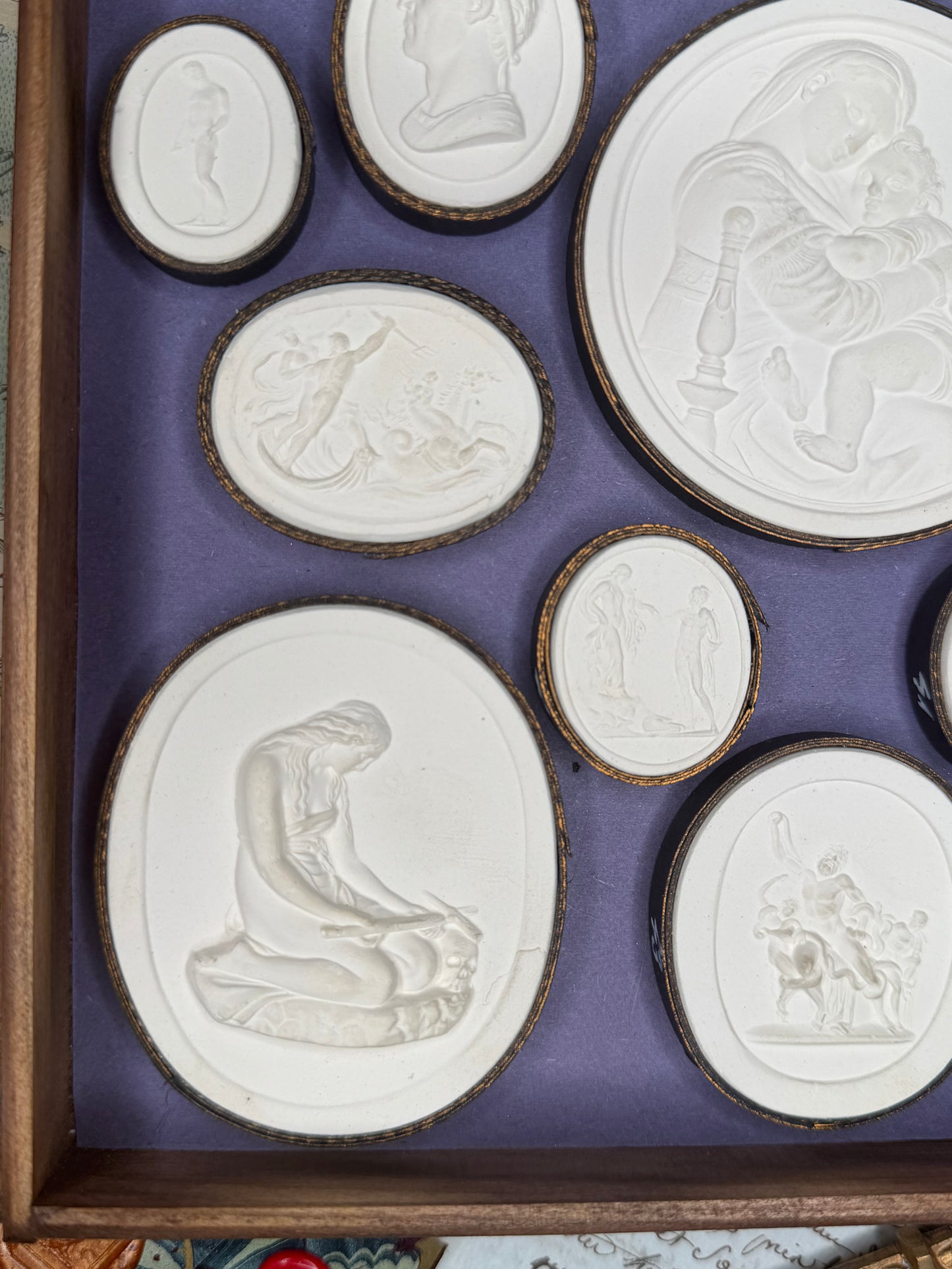 Classical Plaster Intaglio Collection After Giovanni Liberotti