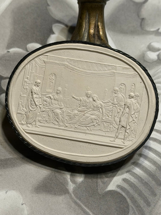 Intaglio 264 “Virgil Reciting the Aeneid Before Augustus, Octavia, and Livia” 2.9”