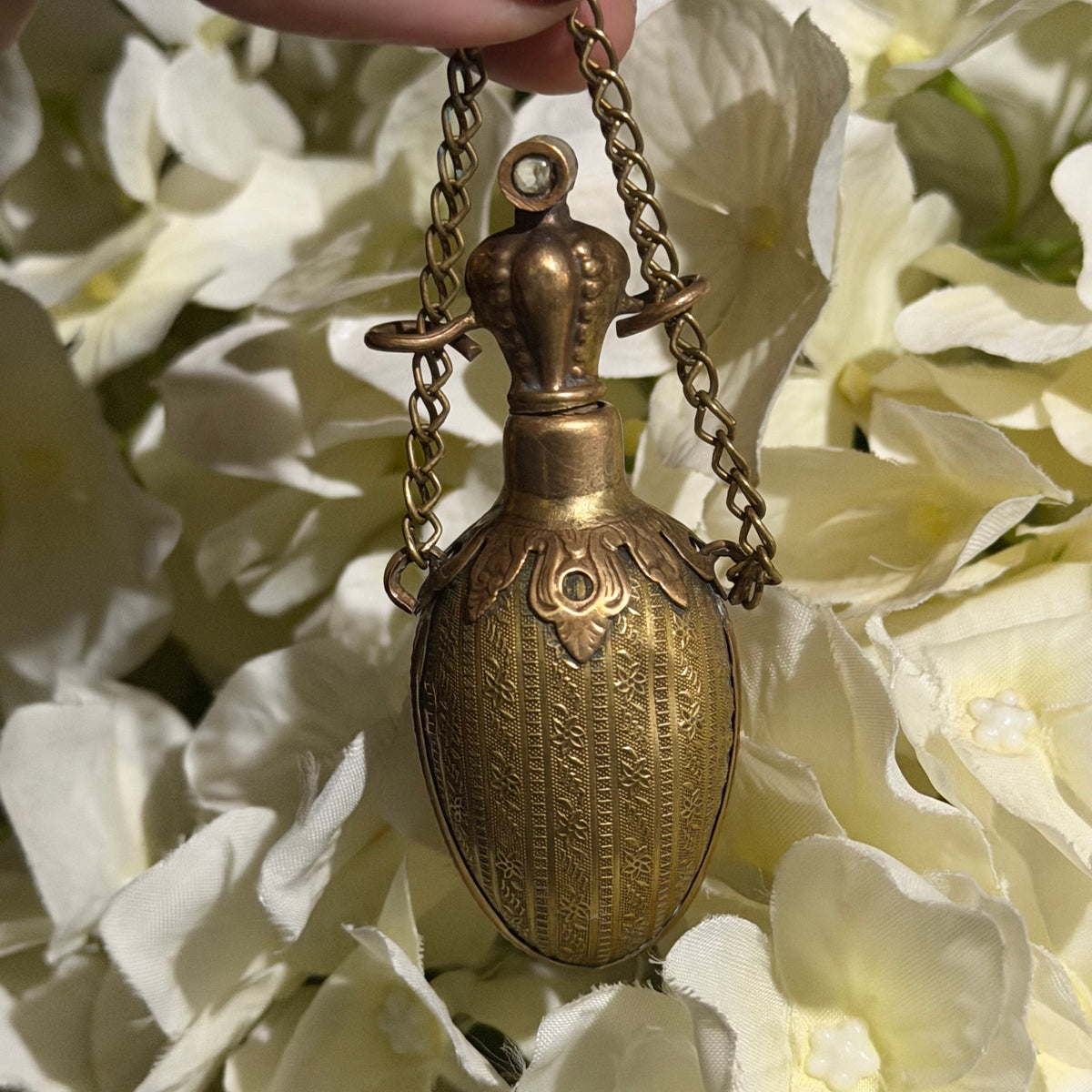 Reserved Antique French Chatelaine Stanhope Perfume Bottle