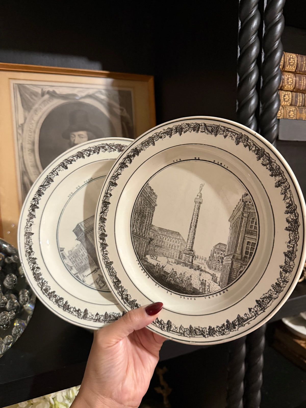 Reserved 2 Creil Paris Plates