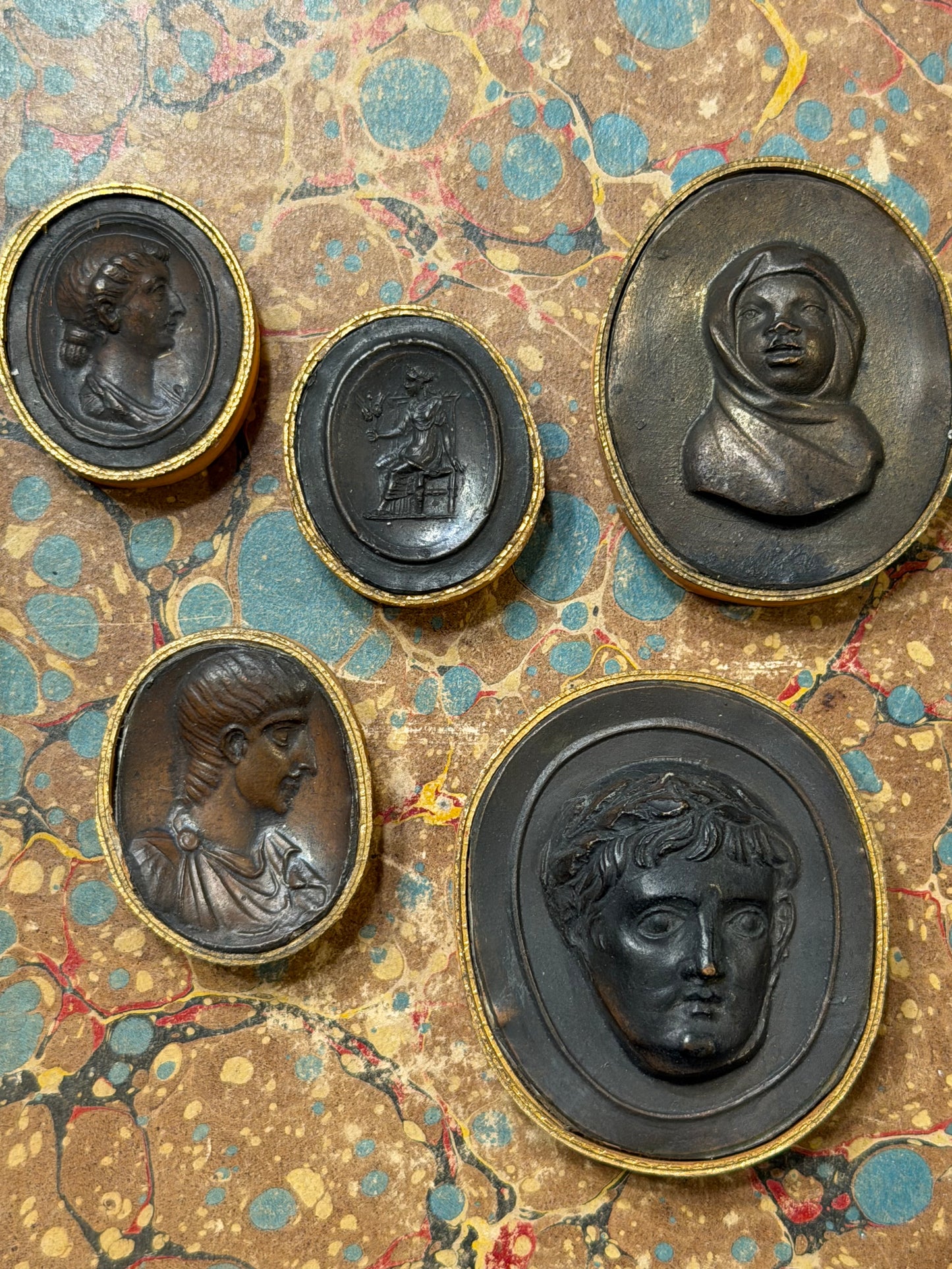 Reserved 29 Intaglios and Creil Plate