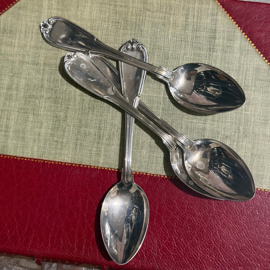Reserved Set of 4 800 Paris Demitasse Spoons