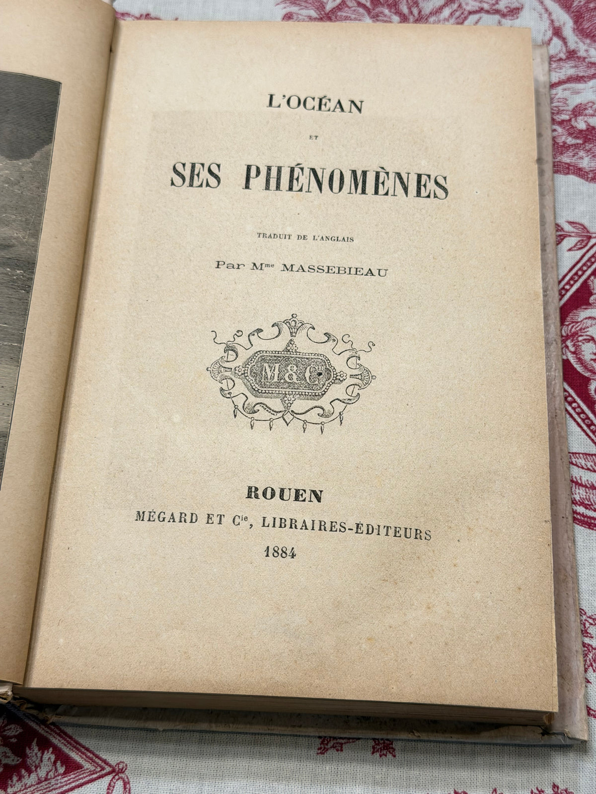 #14 The Ocean and Its Phenomena 1884- engraved plates depicting maritime exploration and natural phenomena