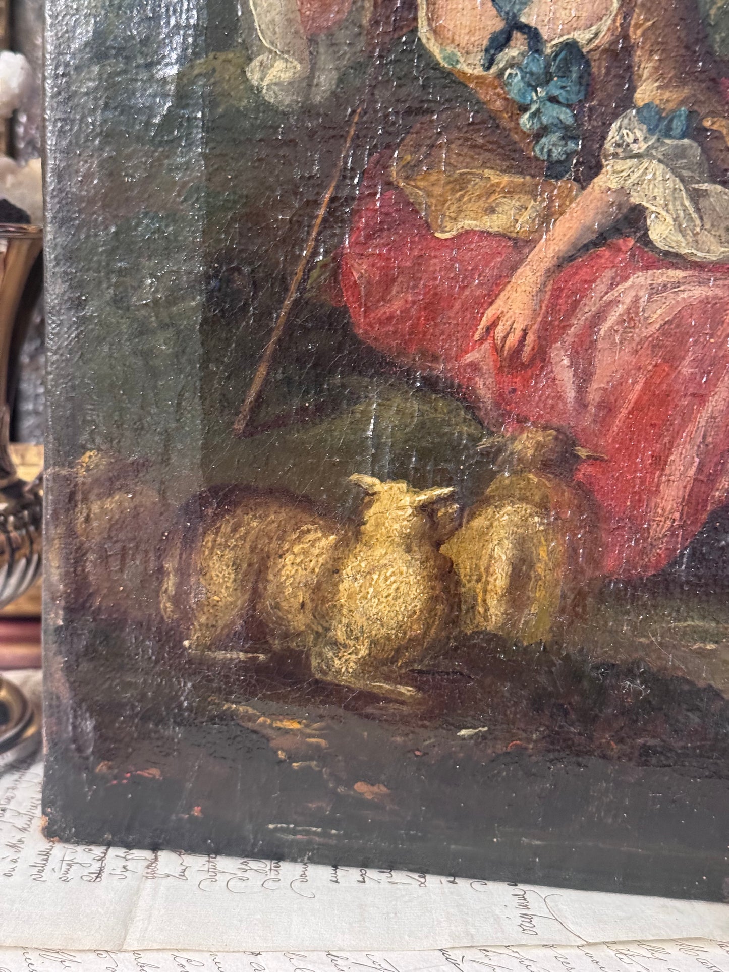 18th Century French Rococo Pastoral Scene