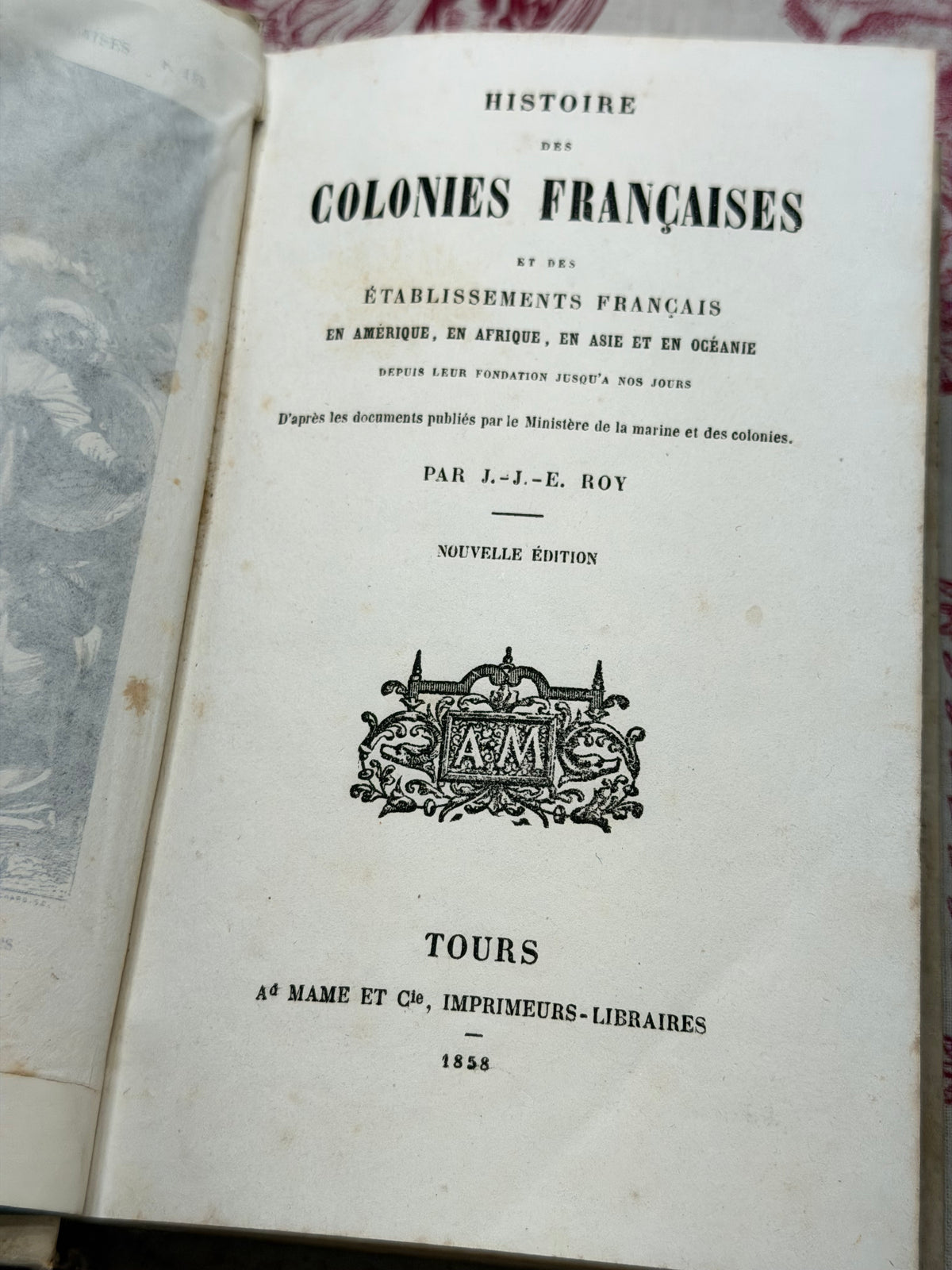 #12 History of the French Colonies 1858