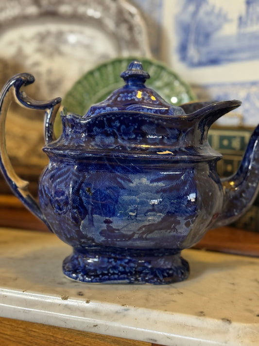 Reserved Theresa Historical Blue Pitcher