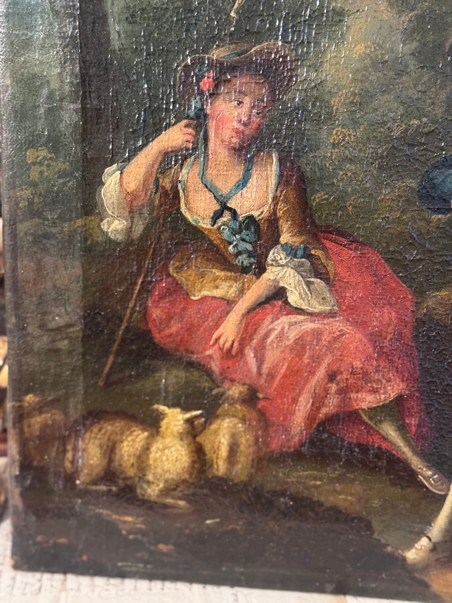 18th Century French Rococo Pastoral Scene