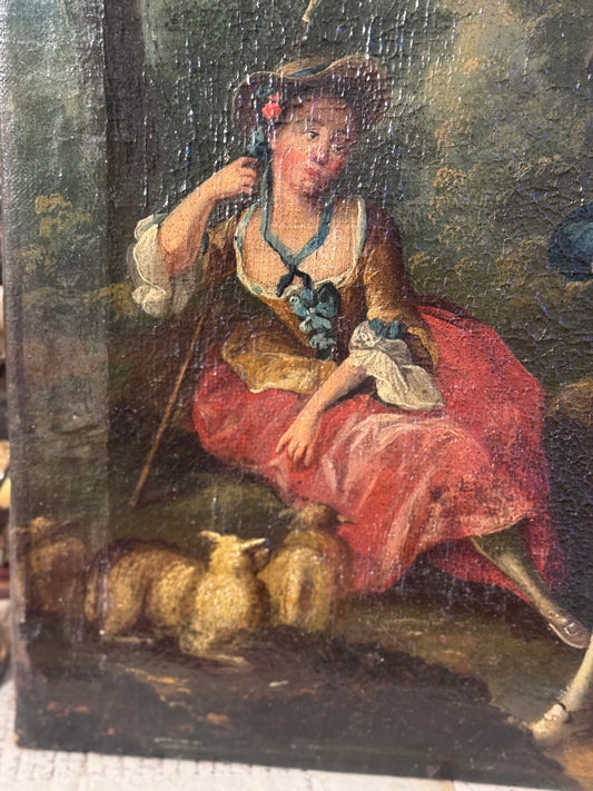 18th Century French Rococo Pastoral Scene