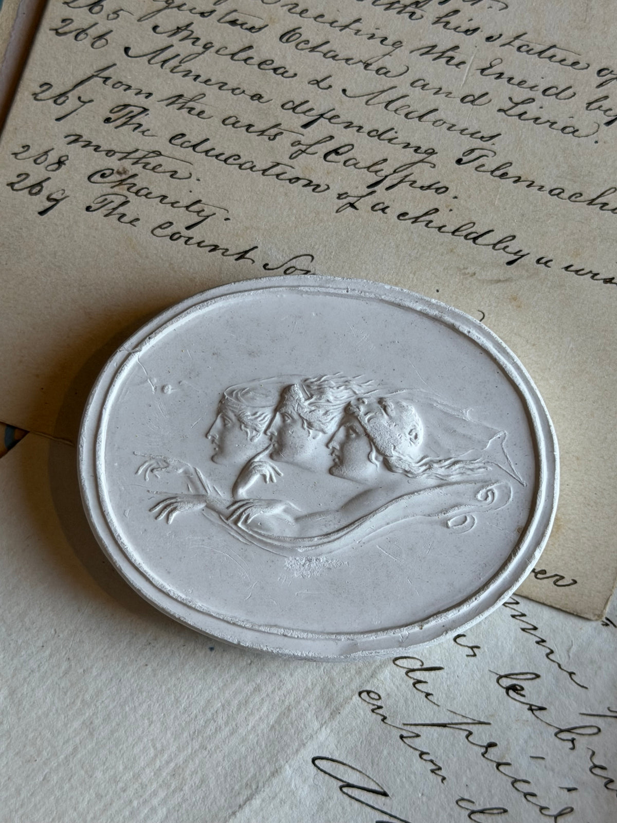 Reserved Intaglio 3 Graces Profiles